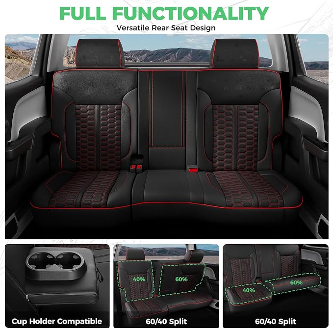 Faux Leather Seat Covers for Chevrolet Silverado / GMC Sierra