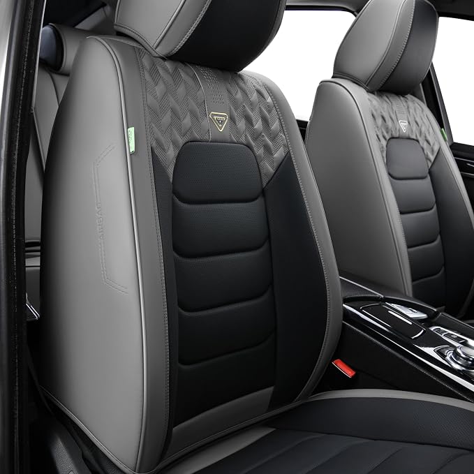 Universal Seat Covers — Front Seat — Gray / Black
