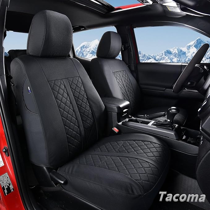 Seat Covers for Toyota Tacoma — Full Set — Black