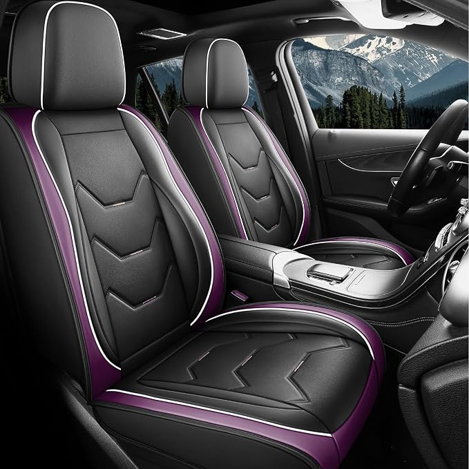 Universal Seat Covers — Full Set — Purple