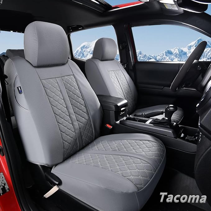Seat Covers for Toyota Tacoma — Full Set — Gray