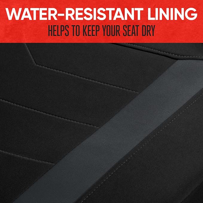 Neoprene Car Seat Covers — Front Seat — Gray