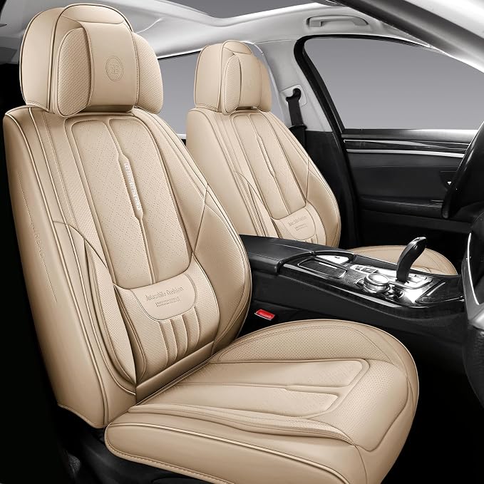 Universal Seat Covers — Full Set — Beige