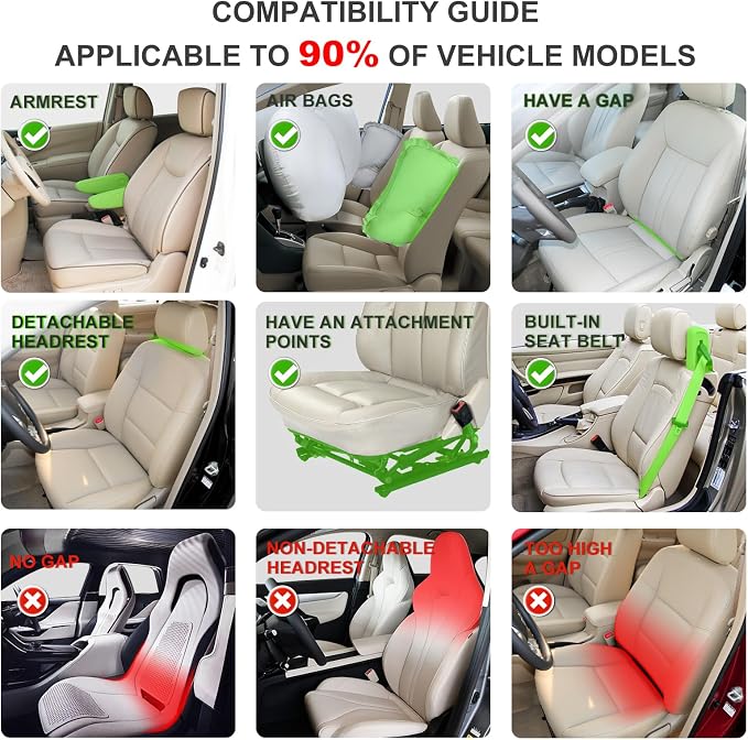 Universal Fabric Seat Covers — Front Seat — Gray