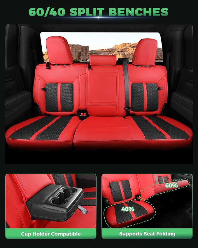 Faux Leather Seat Covers for Chevrolet Silverado / GMC Sierra
