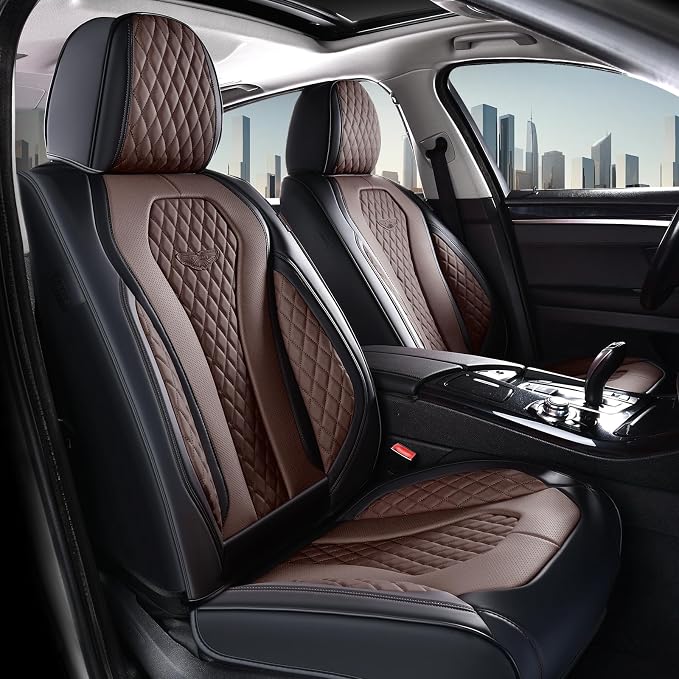 Universal Seat Covers — Full Set — Coffee