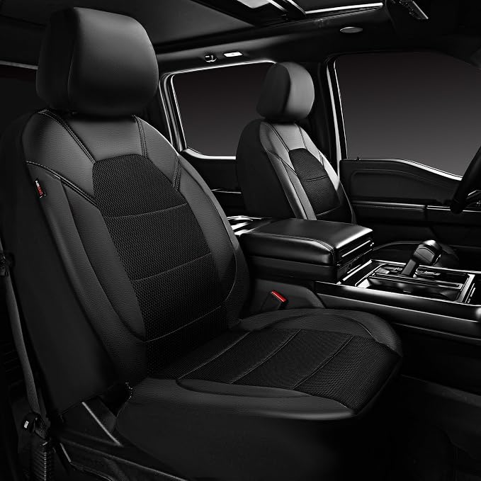 Universal Seat Covers — Front Seat — Black