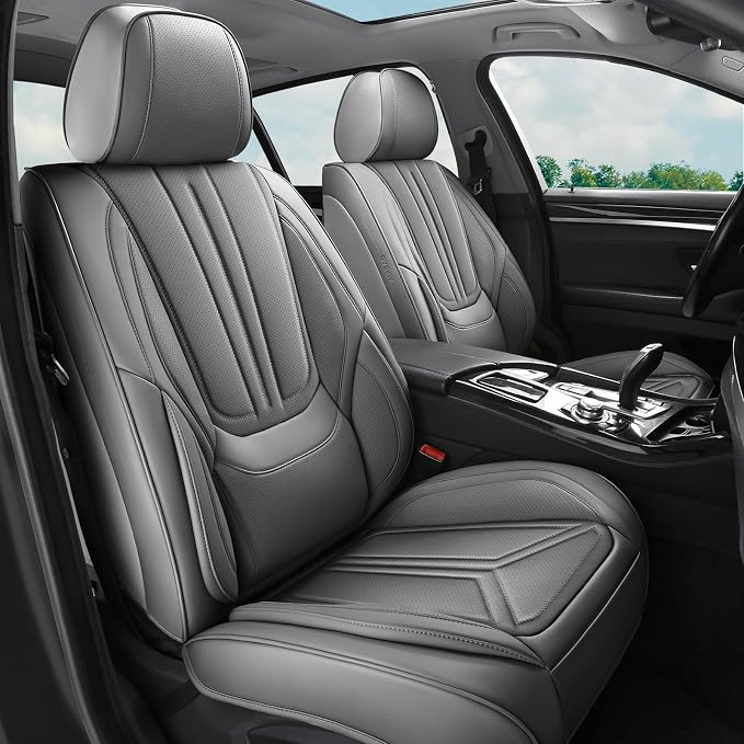 Universal Seat Covers — Full Set — Gray