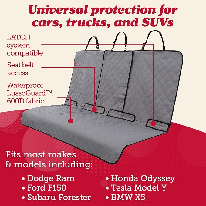 Pet Car Seat Protector — Gray