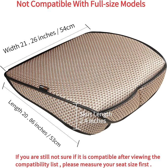 Universal Seat Covers — Front Seat — Beige