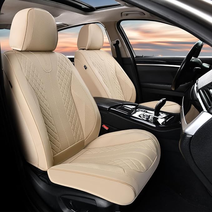 Universal Seat Covers — Full Set — Beige