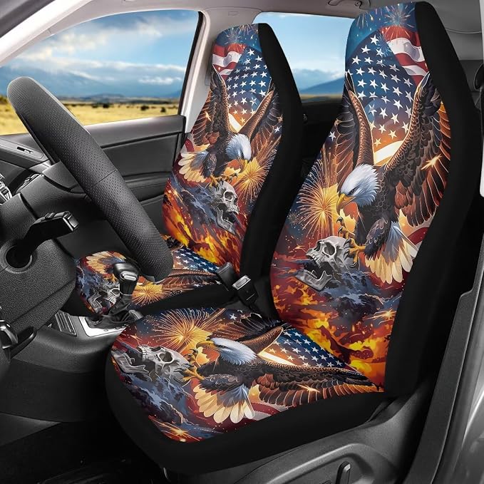 Universal Fabric Seat Covers — Front Seat