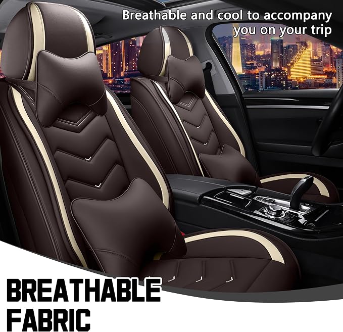Seat Covers for Honda Civic — Coffee
