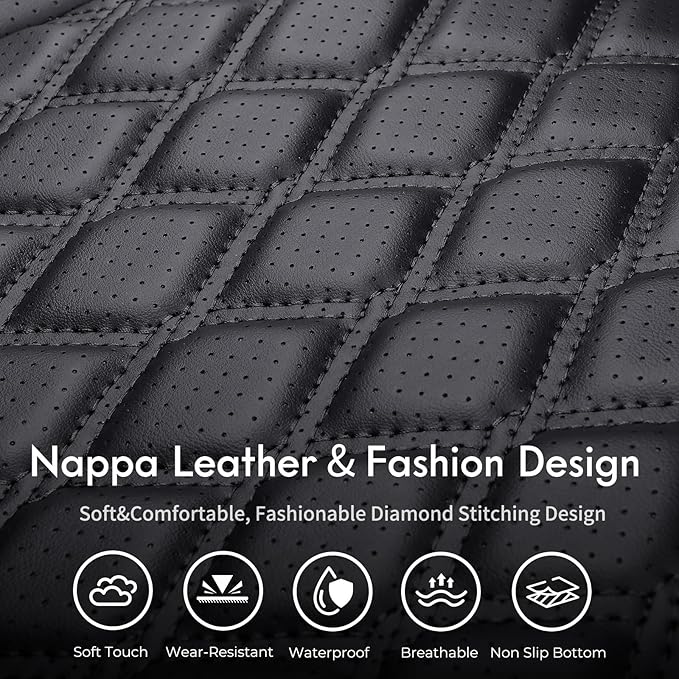 Seat Covers for Jeep Wrangler — Full Set — Black
