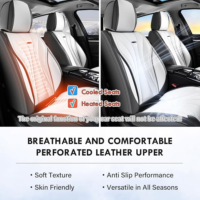Universal Seat Covers — Front Seat — Gray / Pink