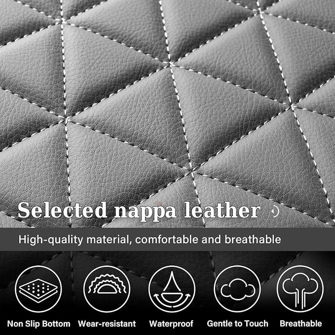 Seat Covers for Multiple Vehicles — Full Set — Gray