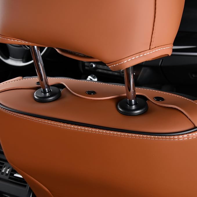 Universal Seat Covers — Full Set — Brown / Black