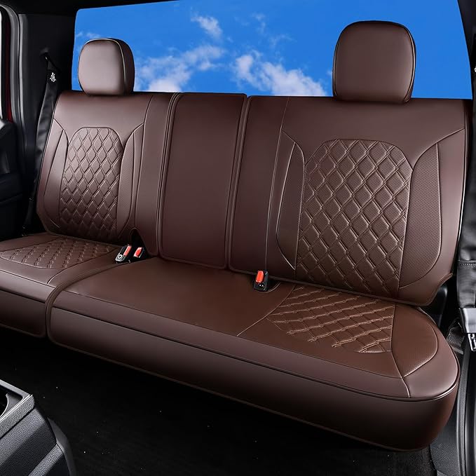 Seat Covers for Chevrolet Silverado / GMC Sierra — Rear Seat — Coffee