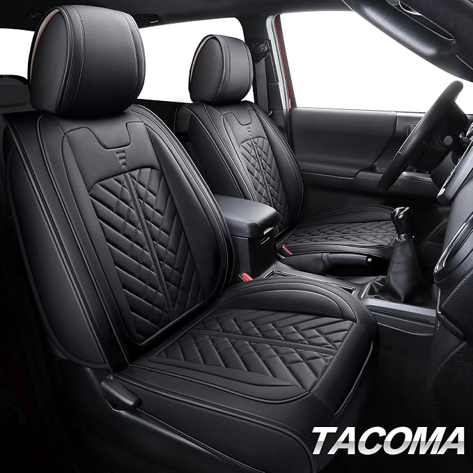 Seat Covers for Toyota Tacoma — Front Seat — Black