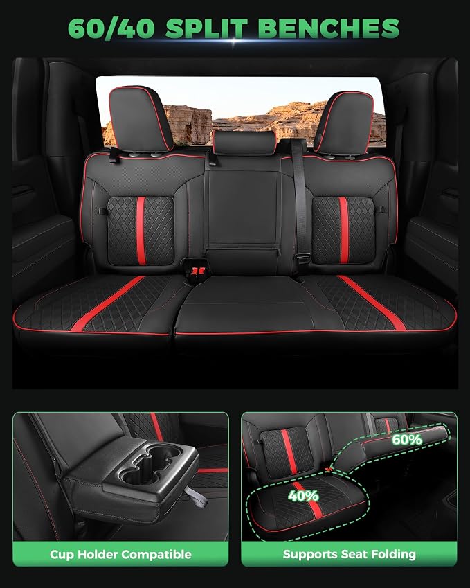 Faux Leather Seat Covers for Chevrolet Silverado / GMC Sierra