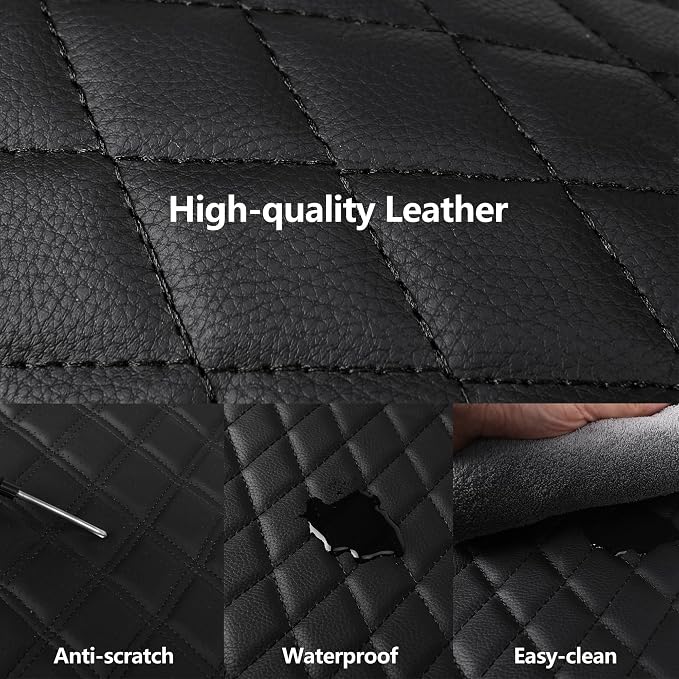Universal Faux Leather Seat Covers — Full Set