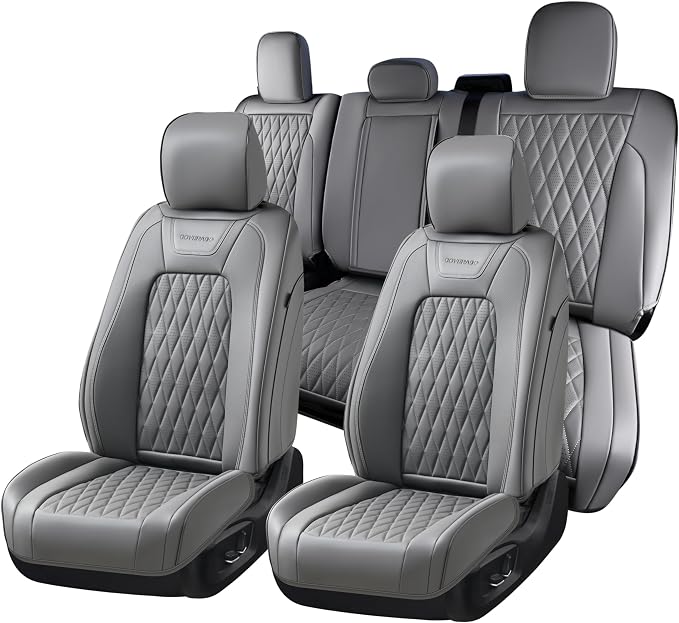Seat Covers for Multiple Vehicles — Full Set — Gray