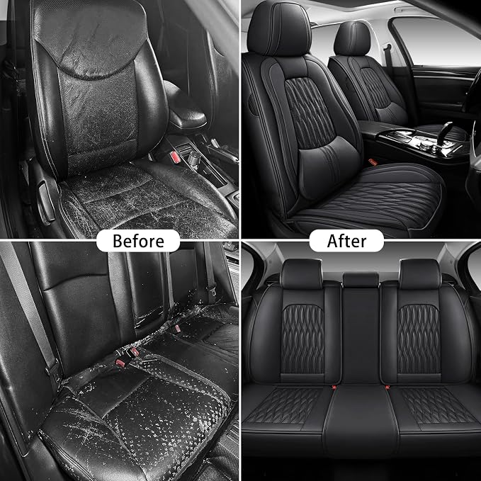 Universal Seat Covers — Full Set — Black