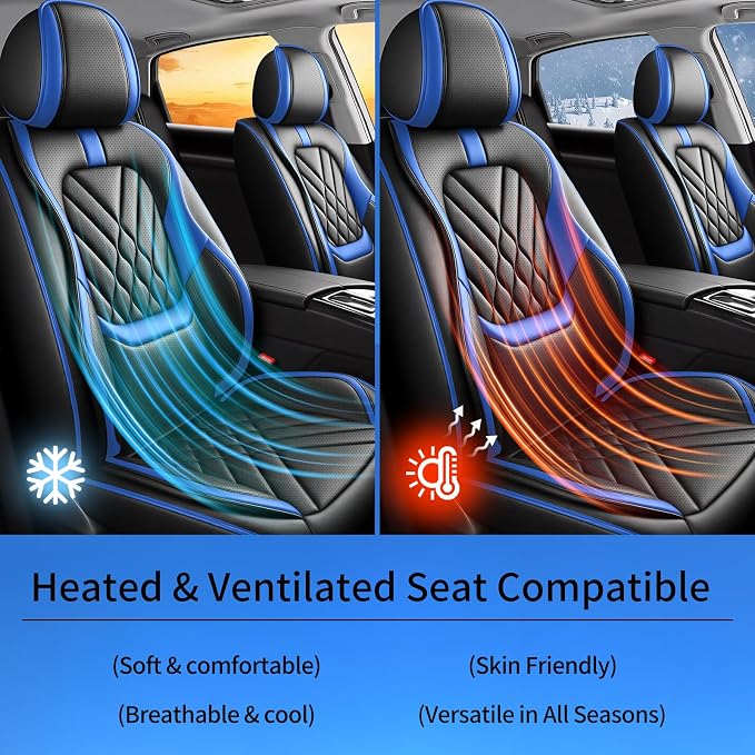 Seat Covers for Nissan Altima — Full Set — Blue