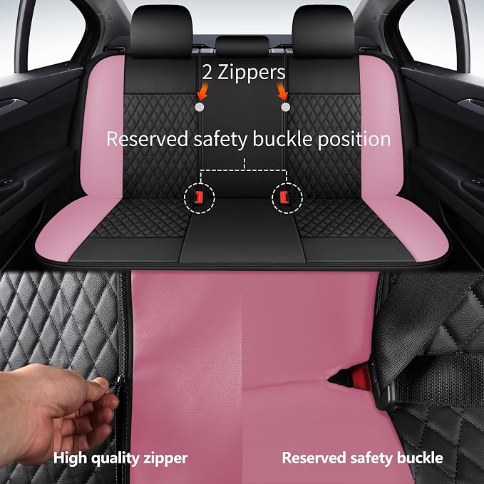 Universal Faux Leather Seat Covers — Full Set