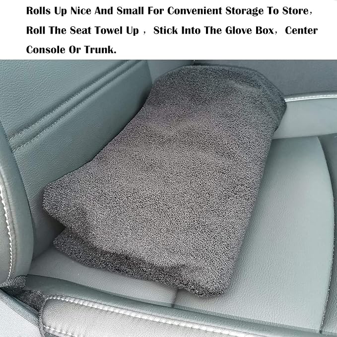 Car Seat Covers — Front Seat — Gray