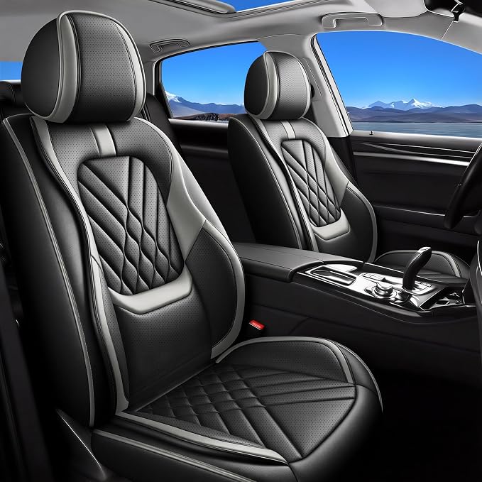Seat Covers for Nissan Versa — Full Set — Gray