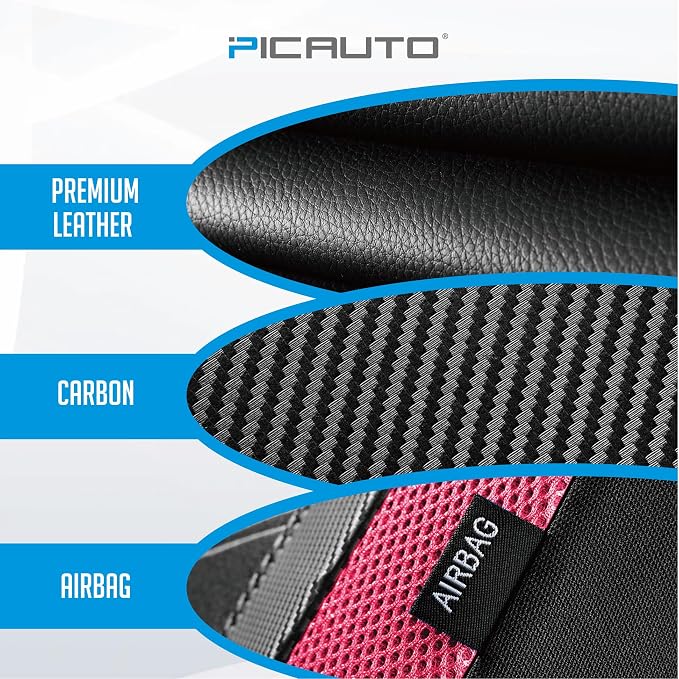 Universal Fabric Seat Covers — Full Set — Black