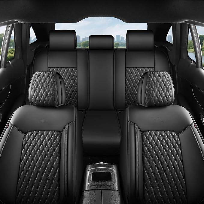 Universal Seat Covers — Full Set — Black