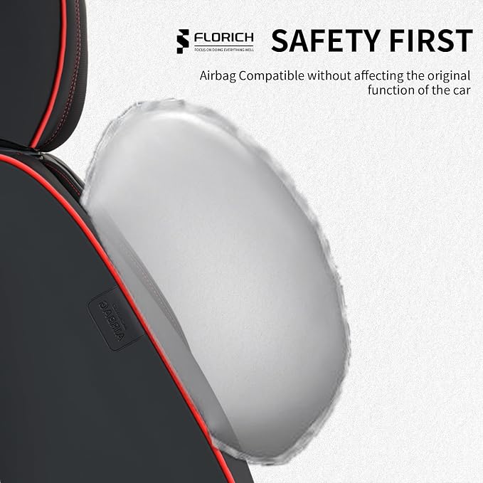 Universal Seat Covers — Full Set — Black / Beige