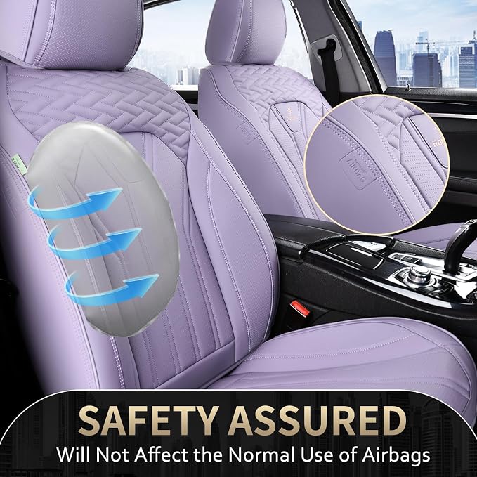 Universal Seat Covers — Front Seat — Purple