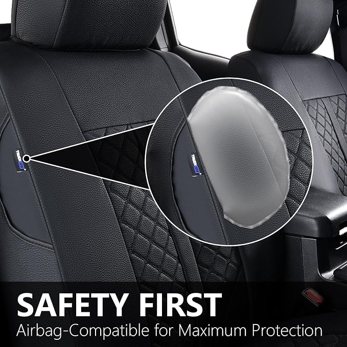 Seat Covers for Toyota Tacoma — Front Seat — Black
