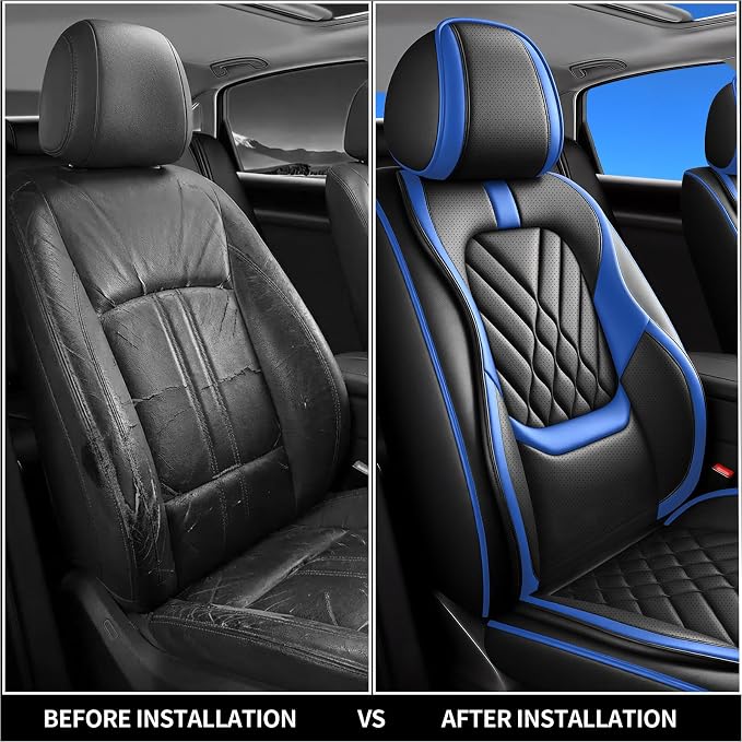 Seat Covers for Nissan Maxima — Full Set — Blue