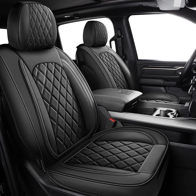 Seat Covers for Multiple Vehicles — Full Set — Black