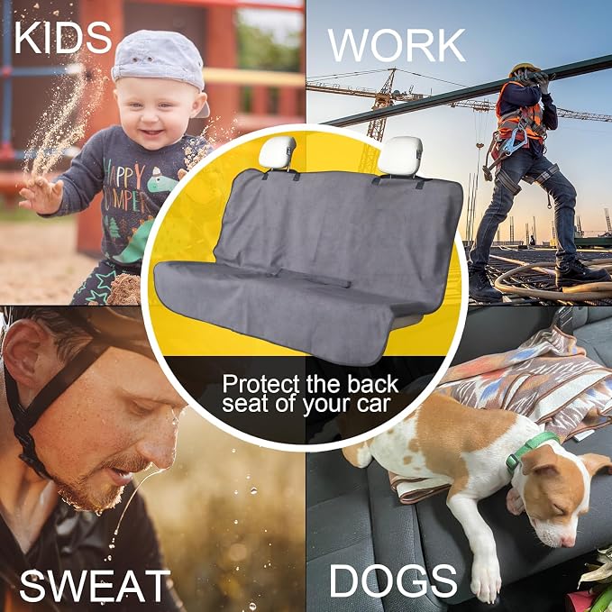 Pet Car Seat Protector — Gray