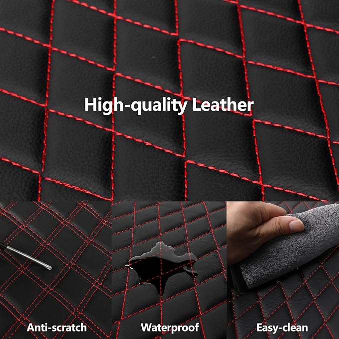 Universal Faux Leather Seat Covers — Front Seat