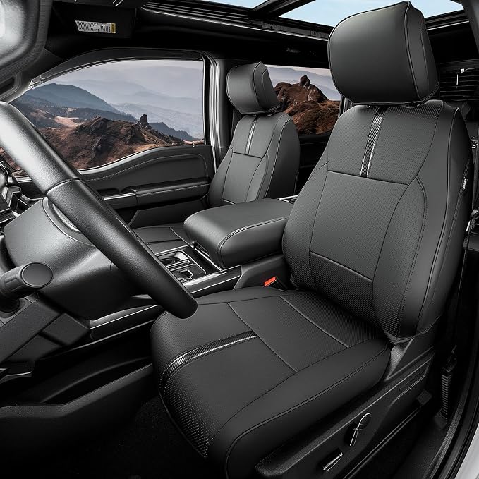 Seat Covers for Ford F-150 — Front Seat — Black