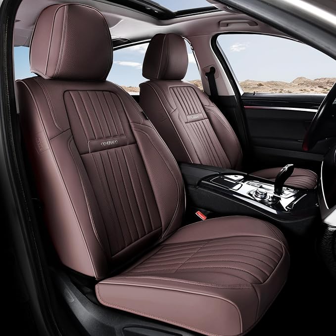 Universal Seat Covers — Full Set — Coffee