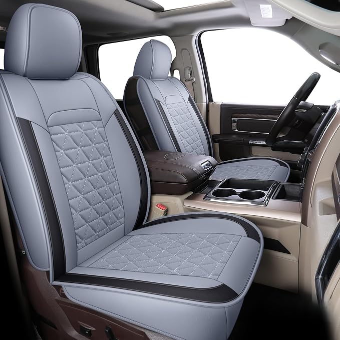 Seat Covers for Multiple Vehicles — Front Seat — Gray