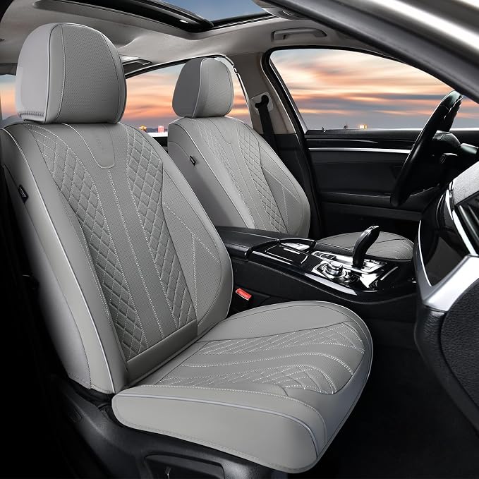 Universal Seat Covers — Full Set — Gray
