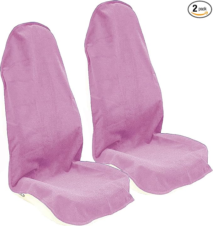 Car Seat Covers — Front Seat — Pink