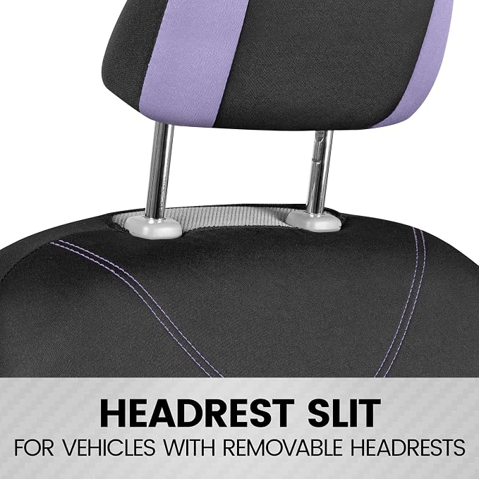 Car Seat Covers — Full Set — Purple