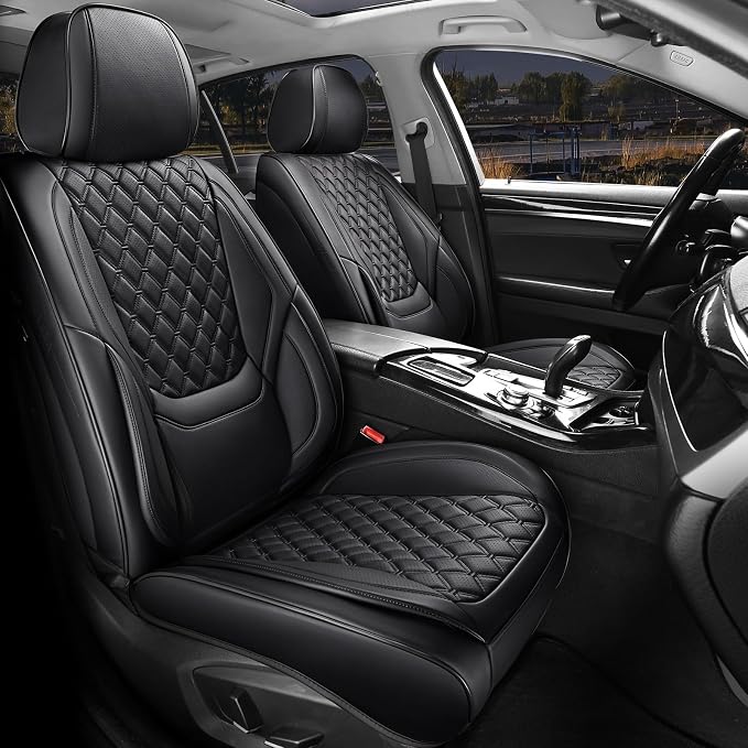 Universal Seat Covers — Front Seat — Black