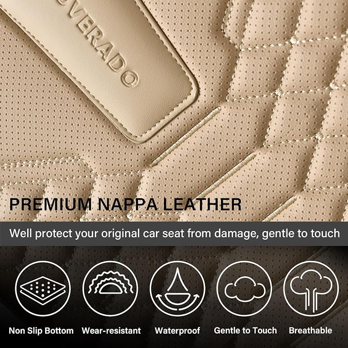 Universal Seat Covers — Front Seat — Beige
