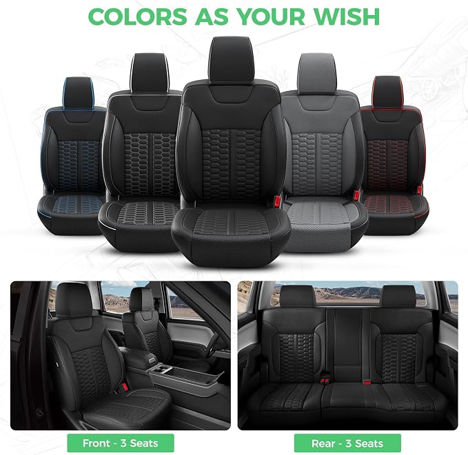 Faux Leather Seat Covers for Chevrolet Silverado / GMC Sierra