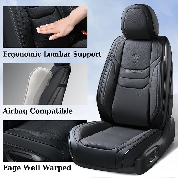 Universal Seat Covers — Full Set — Black